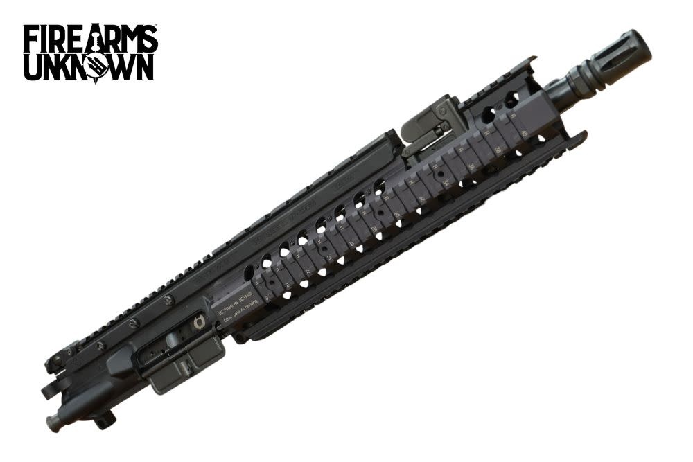 FU Custom AR15 12.5" BLK Upper W/ ARMS Spartan, Swan Sleeve