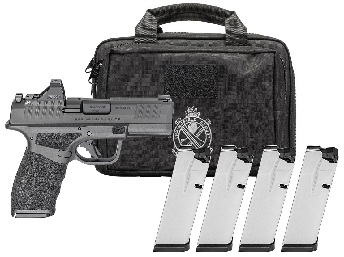 Springfield Armory, Hellcat Pro, Gear Pac, 9mm, 3.7", (3) 17RD (1) 15RD, Pistol