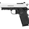 Sig Sauer, 1911 X Carry, Single Action, 45ACP, 4.2", Cerakote White Slide with Freedom Engraving, Optics Ready, 8rnds, 2 Mags