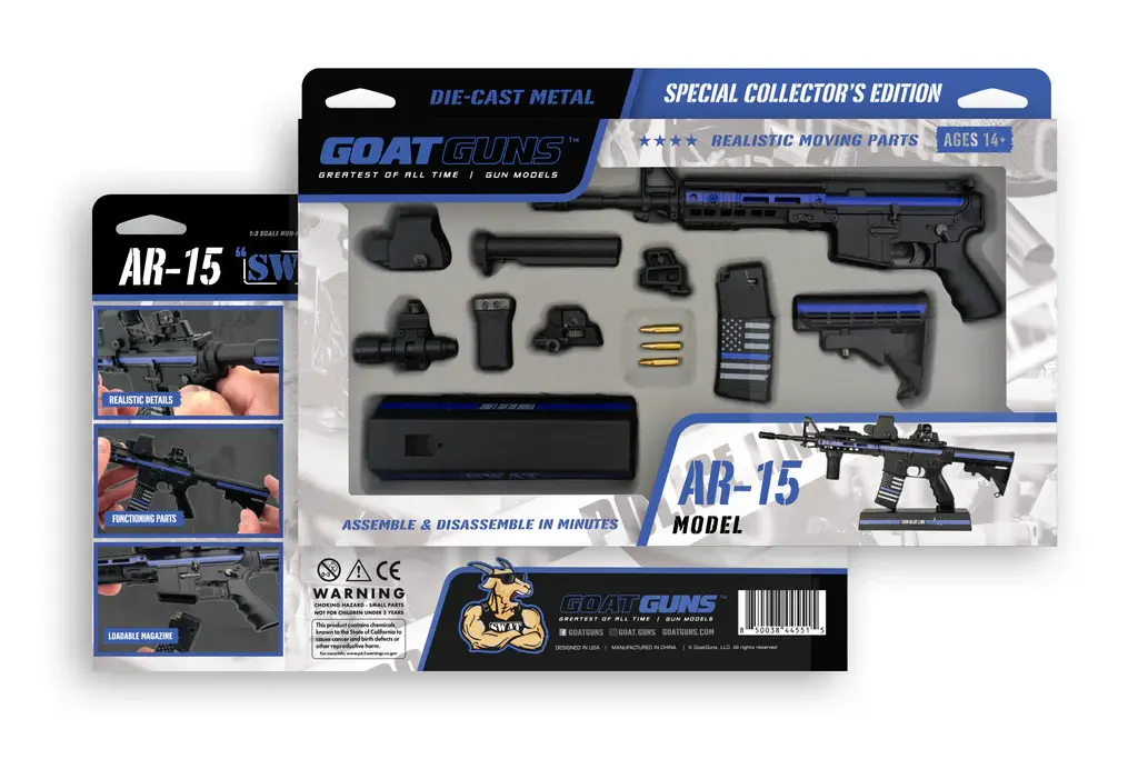 GoatGuns, AR15 Model - Thin Blue Line/SWAT
