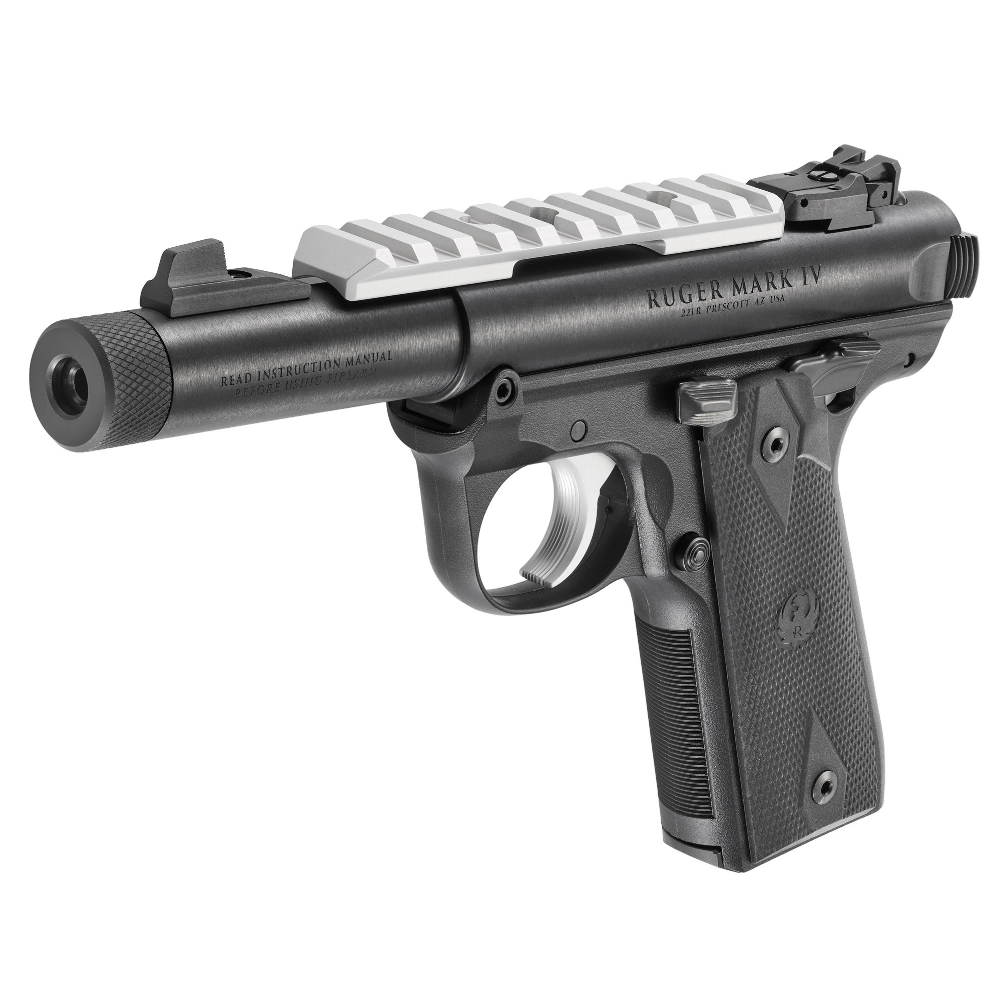 Ruger, Mark IV, 22/45 22LR 4.4" BLK (2)10RD Pistol