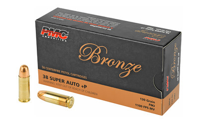 PMC 38. Super Auto +P 130 GRS  FMJ 50rd Box
