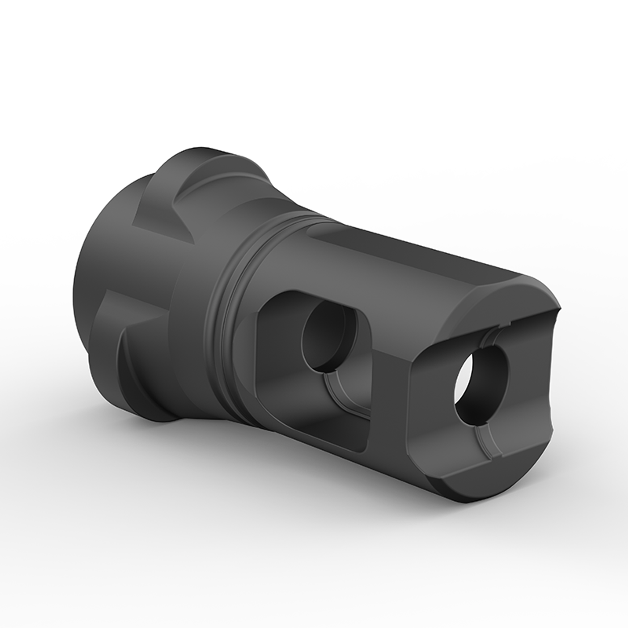 Breek Arms, Pyre Single Port Muzzle Brake, Breek-LOK 3QD, 5/8x24 9mm