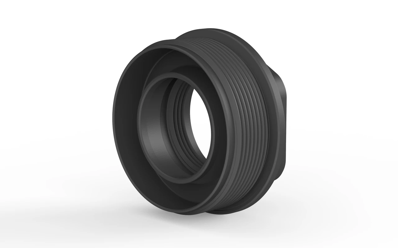 Breek Arms, Plan B To HUB 1.375"x24, Low Profile Universal Suppressor Mount