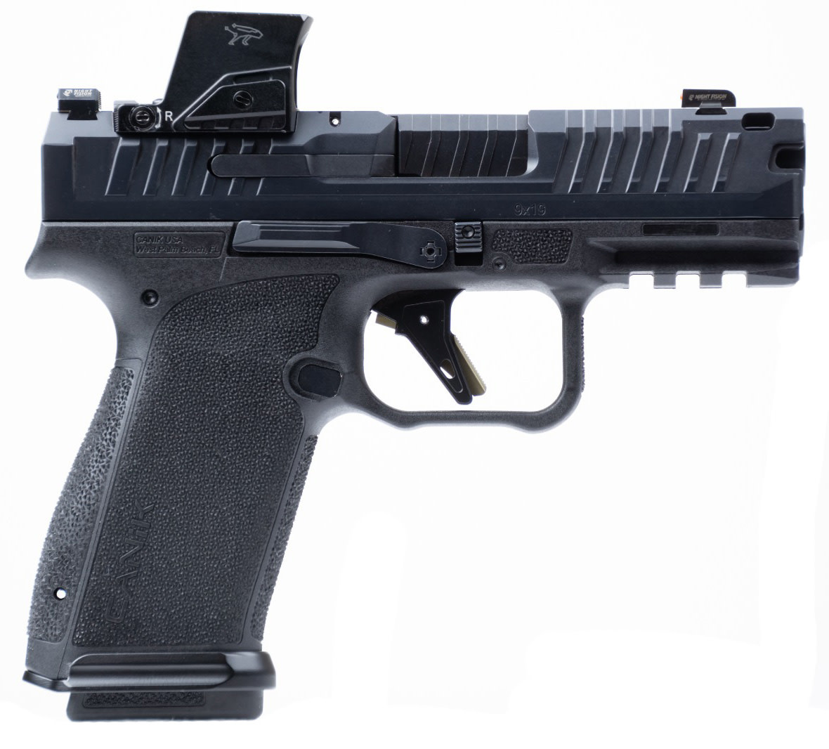 Canik, METE MC9 Prime W/ MECANIK Red Dot, 9mm, 3.6", BLK, (2) 17RD, Pistol