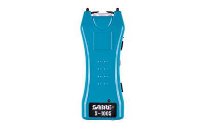 Sabre, Stun Gun, 1.600 uC Mini Stun Gun w/ holster, Teal