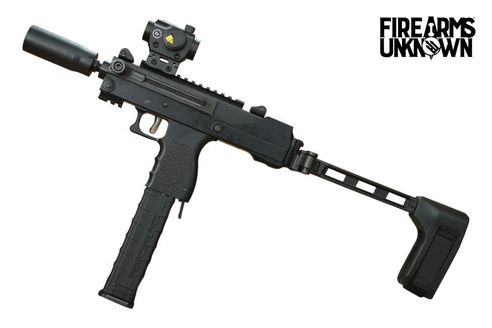 MPA 30SST Defender w/ Crimson Trace Red Dot Sight, Whisper Pickle Suppressor, SB Tactical Folding Brace