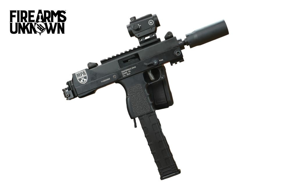 MPA 30SST Defender w/ Crimson Trace Red Dot Sight, Whisper Pickle Suppressor, SB Tactical Folding Brace