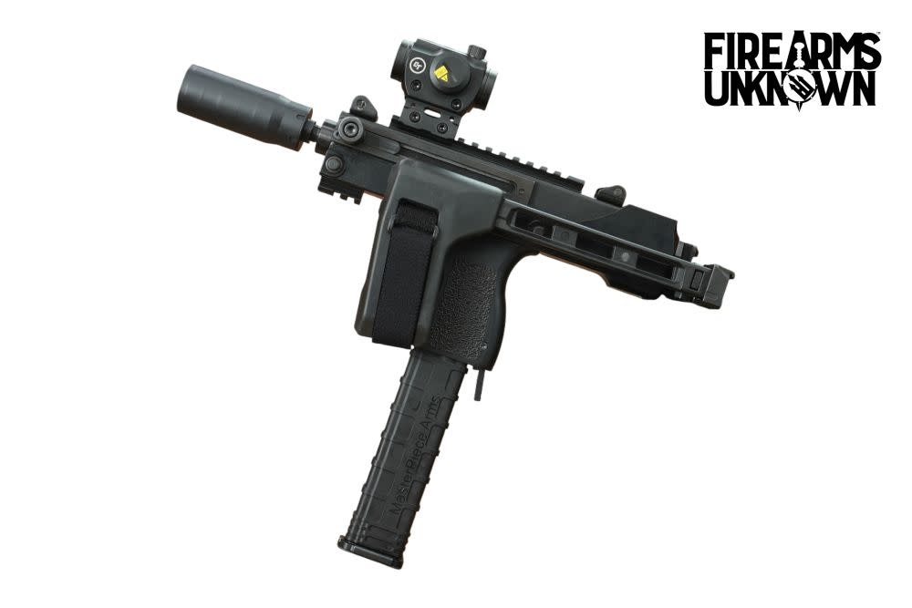 MPA 30SST Defender w/ Crimson Trace Red Dot Sight, Whisper Pickle Suppressor, SB Tactical Folding Brace