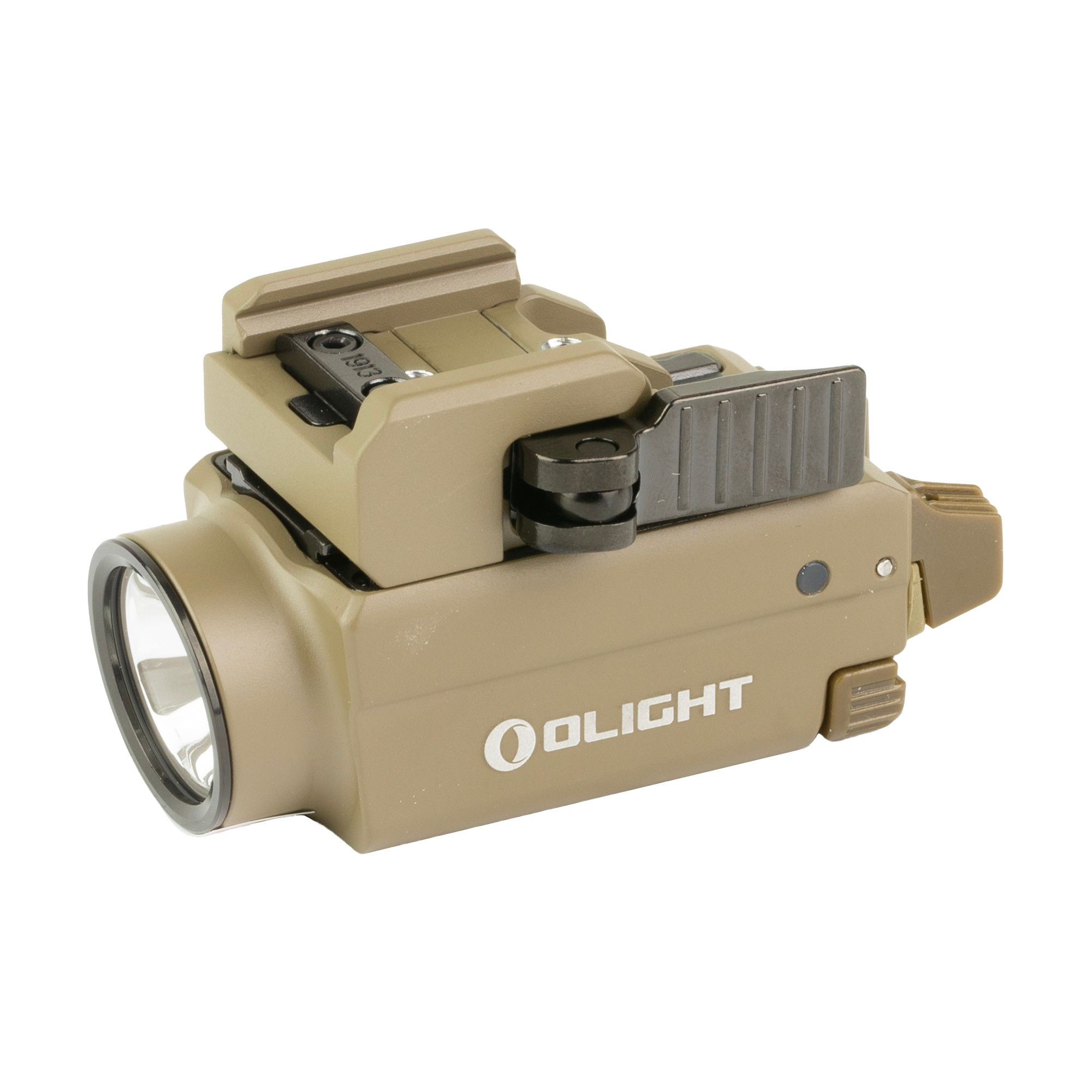 Olight Baldr S Rechargeable Weapon Mounted Light with Blue Laser 800 Lumens FDE