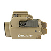 Olight Baldr S BL Rechargeable Weapon Mounted Light with Blue Laser 800 Lumens FDE
