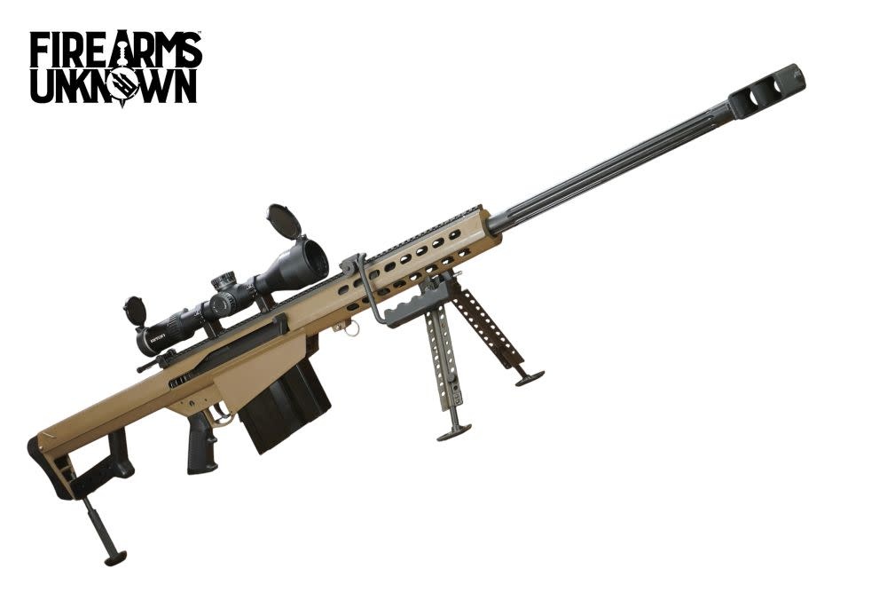 Barrett, 82A1, 50BMG, 29" Fluted Barrel, FDE,10 RD Rifle w/ Riton X7 Conquer 3-24-56