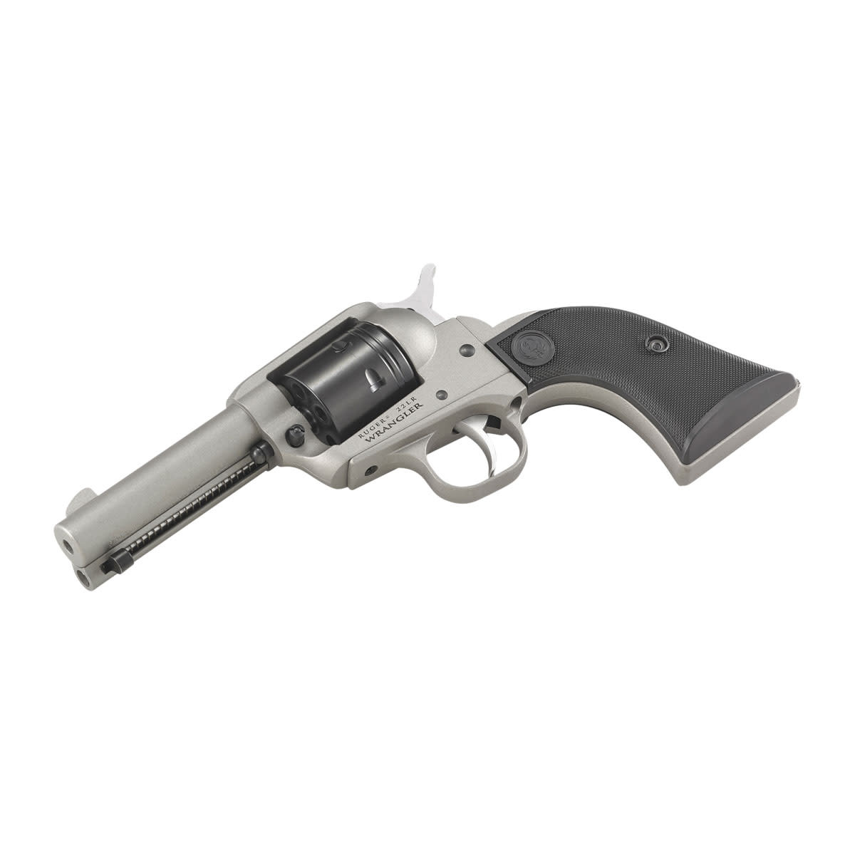 Ruger, Wrangler, 22LR, 3.75", Silver, 6RD, Single Action Revolver