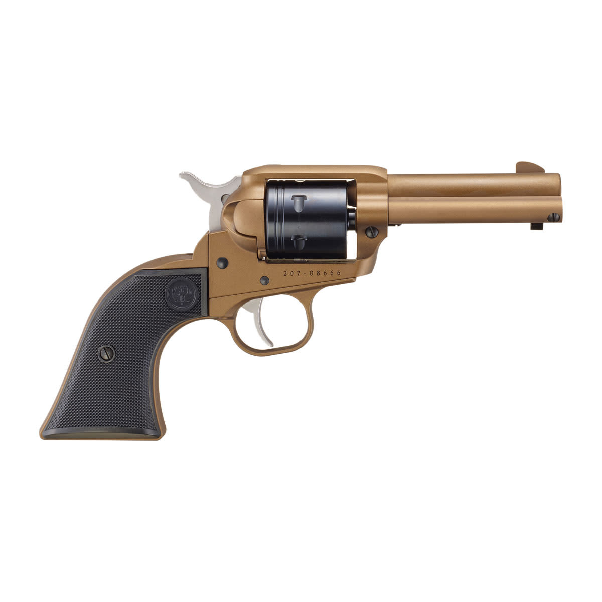 Ruger, Wrangler, 22LR, 3.75", Burnt Bronze, 6RD, Single Action Revolver (CA Comp)