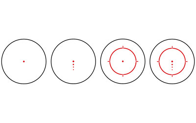 Sig Sauer, ROMEO5 GEN II Elite, 1X20mm, Quad Ballistic Circle Dot 2.0 Reticle, Red Dot Sight