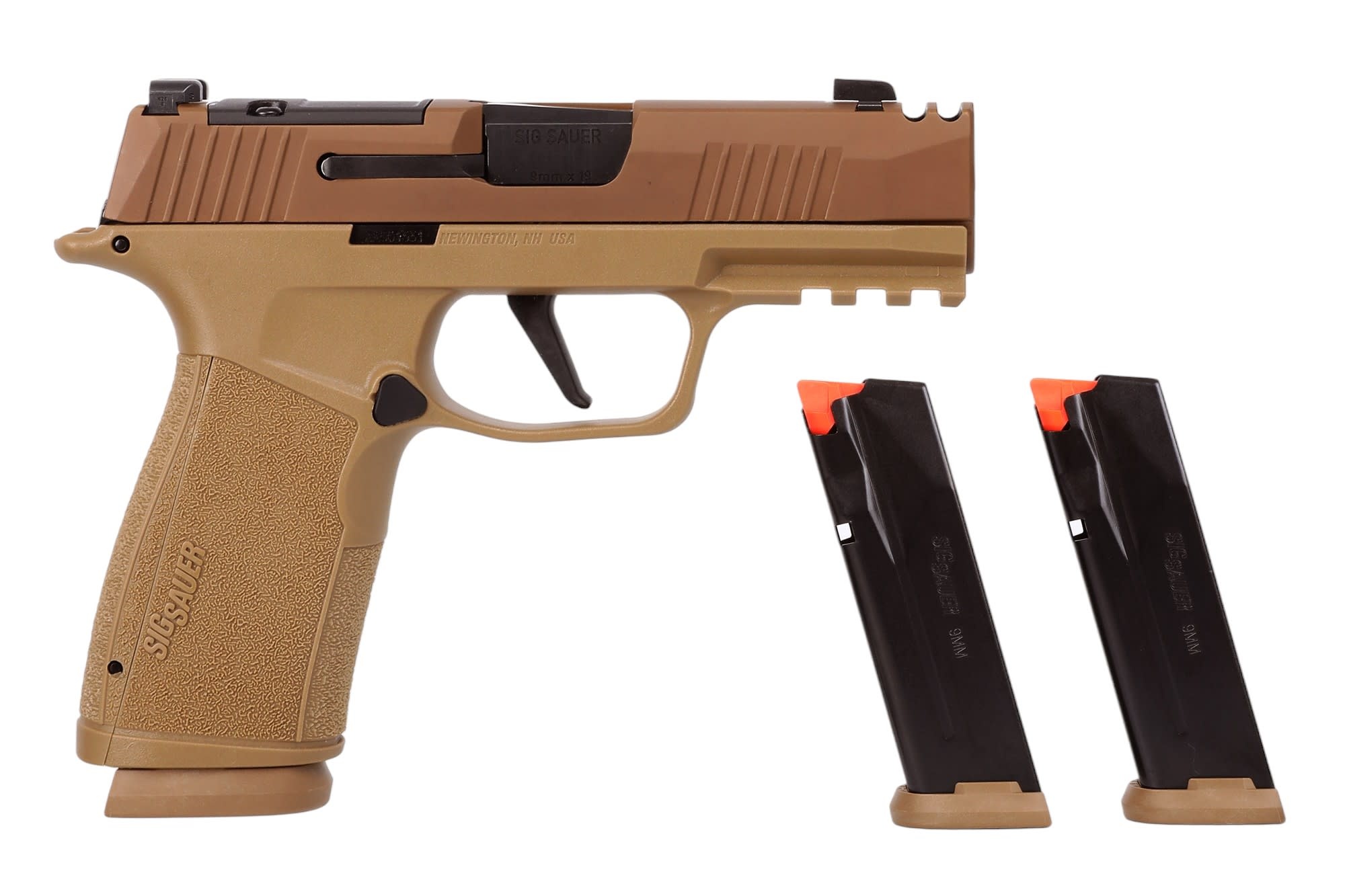 Sig Sauer, P365 X-Macro Comp, 3", Coyote, (3) 17RD, Pistol