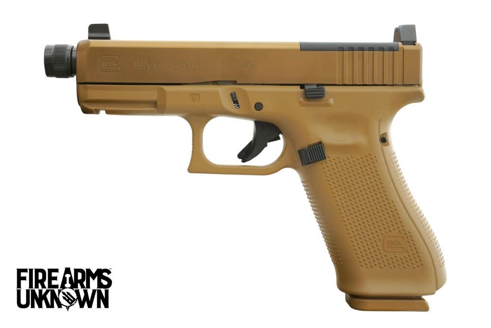 Glock, 19XV MOS, 9mm, 4.5" TB, COY, (1) 17RD/(2)19RD Pistol