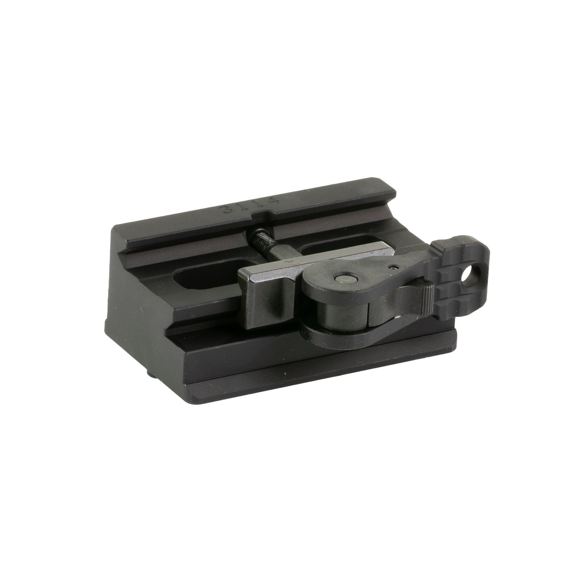American Defense  ARCA to Picatinny Mount, Fits Tripod Heads with ARCA Swiss Black