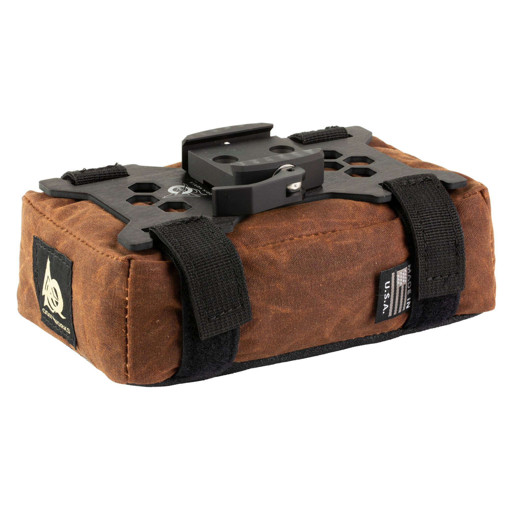 Odin Works, Arca Plate with Clamp/Bag, Matte Finish, Black