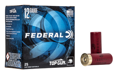 Federal, Top Gun, 12 Gauge 2.75", #8 Shot, 1 1/8oz, 25RD Box