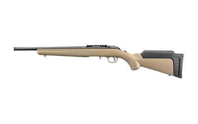 Ruger, American Rimfire, 22LR, 16", FDE, 10RD, Bolt Action Rifle