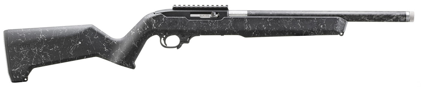 Ruger, 10/22 Carbon Fiber, 22LR, 16" TB, BLK, 10RD, Rifle (CA COMP)