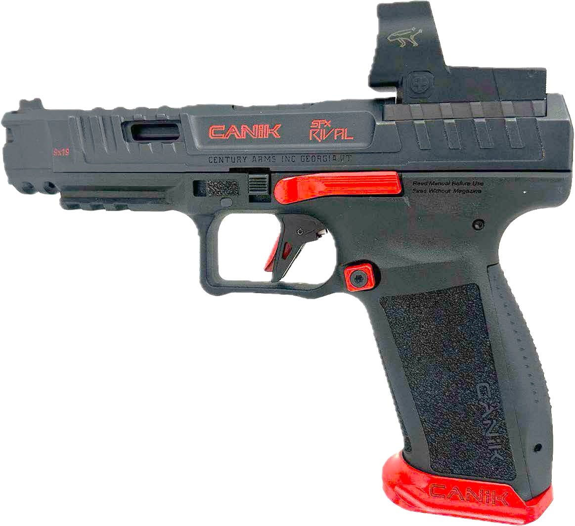 CANIK SFX RIVAL RED W/MO3 9MM 5" 18RD PISTOL