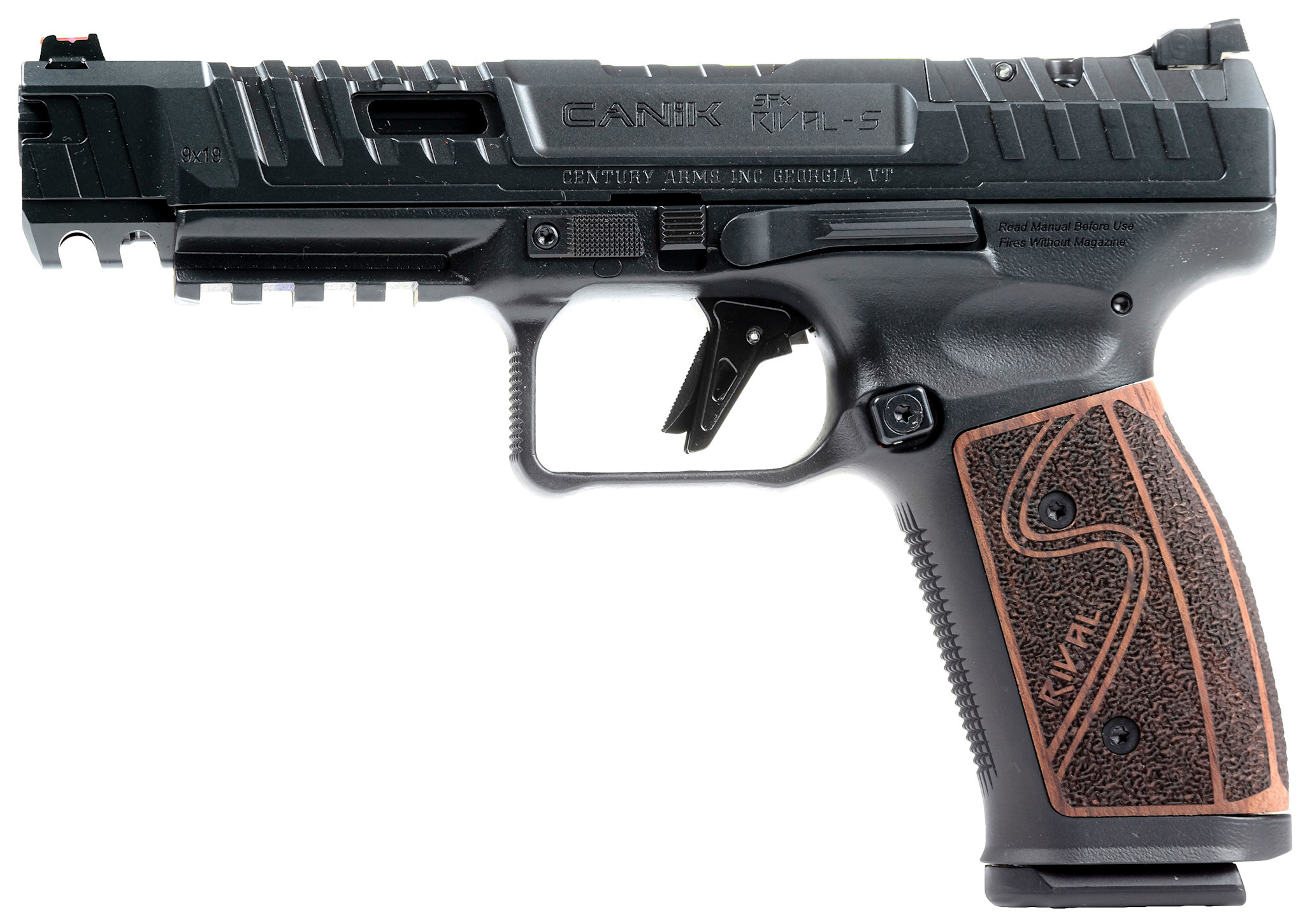 CANIK RIVAL-S ROSEWOOD DARKSIDE 9MM 5" 18RD PISTOL
