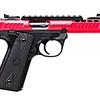 RUGER MKIV 22/45 RED 22LR 4.4" 10-RD SEMI-AUTO PISTOL
