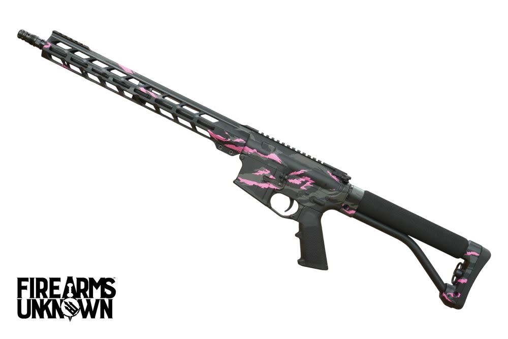 FU, Kirpan, 5.56mm, 16", BLK/GRY/PNK Tiger Stripe Cerakote, 30RD, Rifle (BLEM)