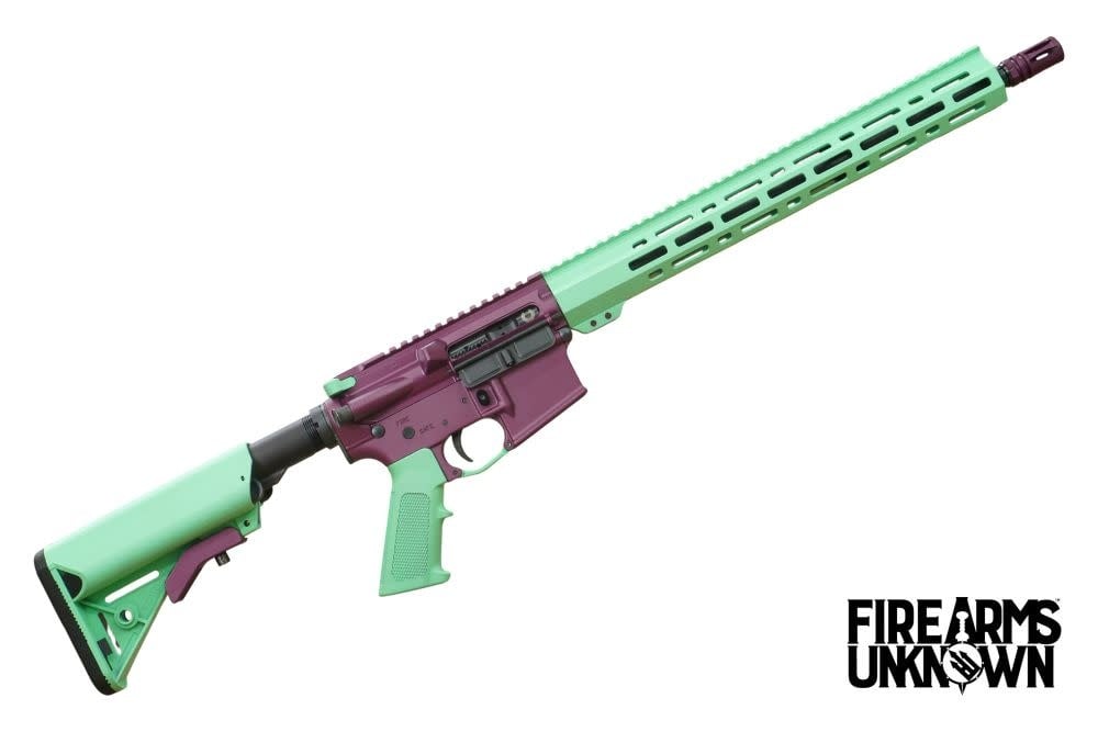 FU Gungnir 5.56 16" Cerakote Black Cherry / Island Green 30RD Rifle
