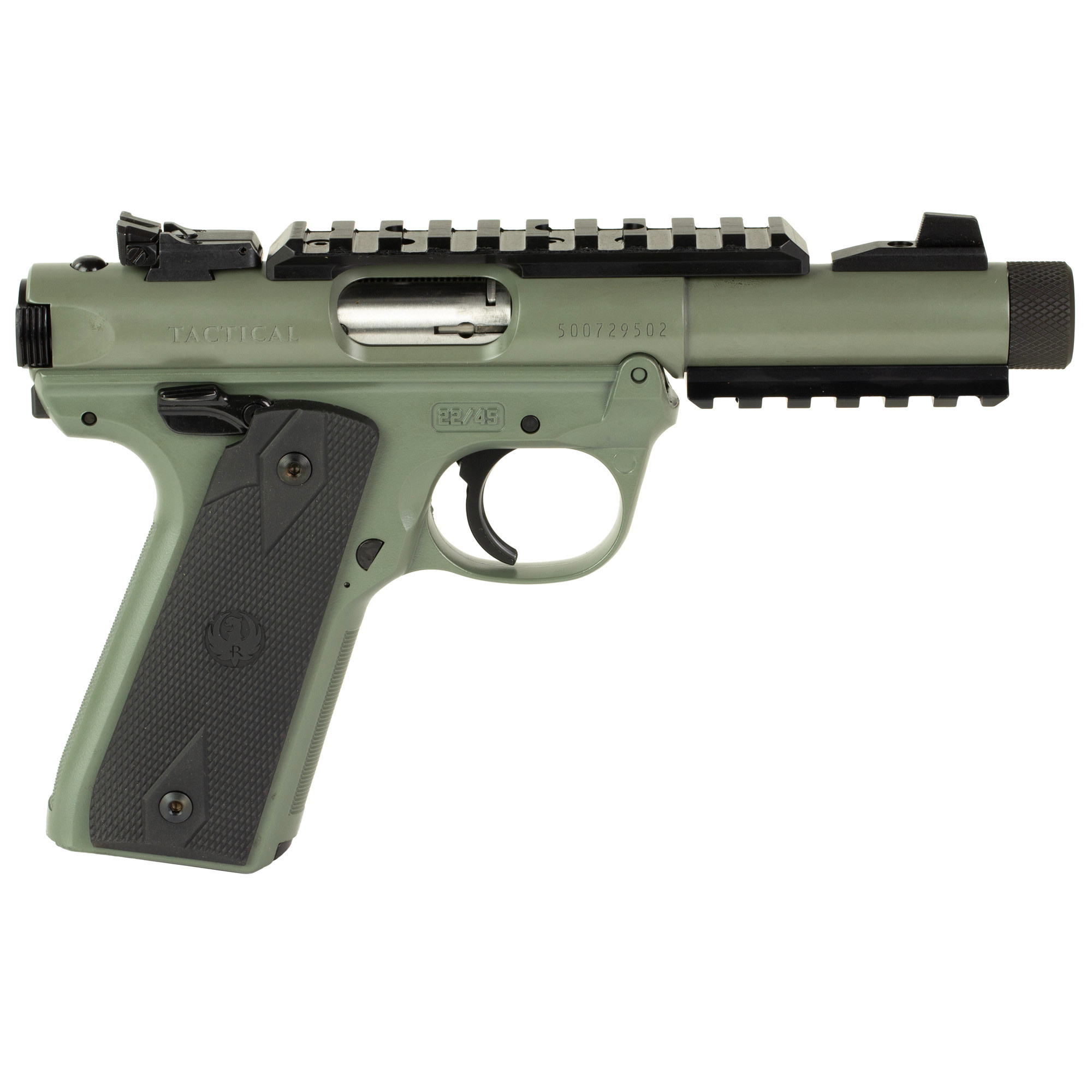 Ruger Mark IV Tactical 22/45 22LR 4.4" TB Elite Jungle (2) 10RD Pistol