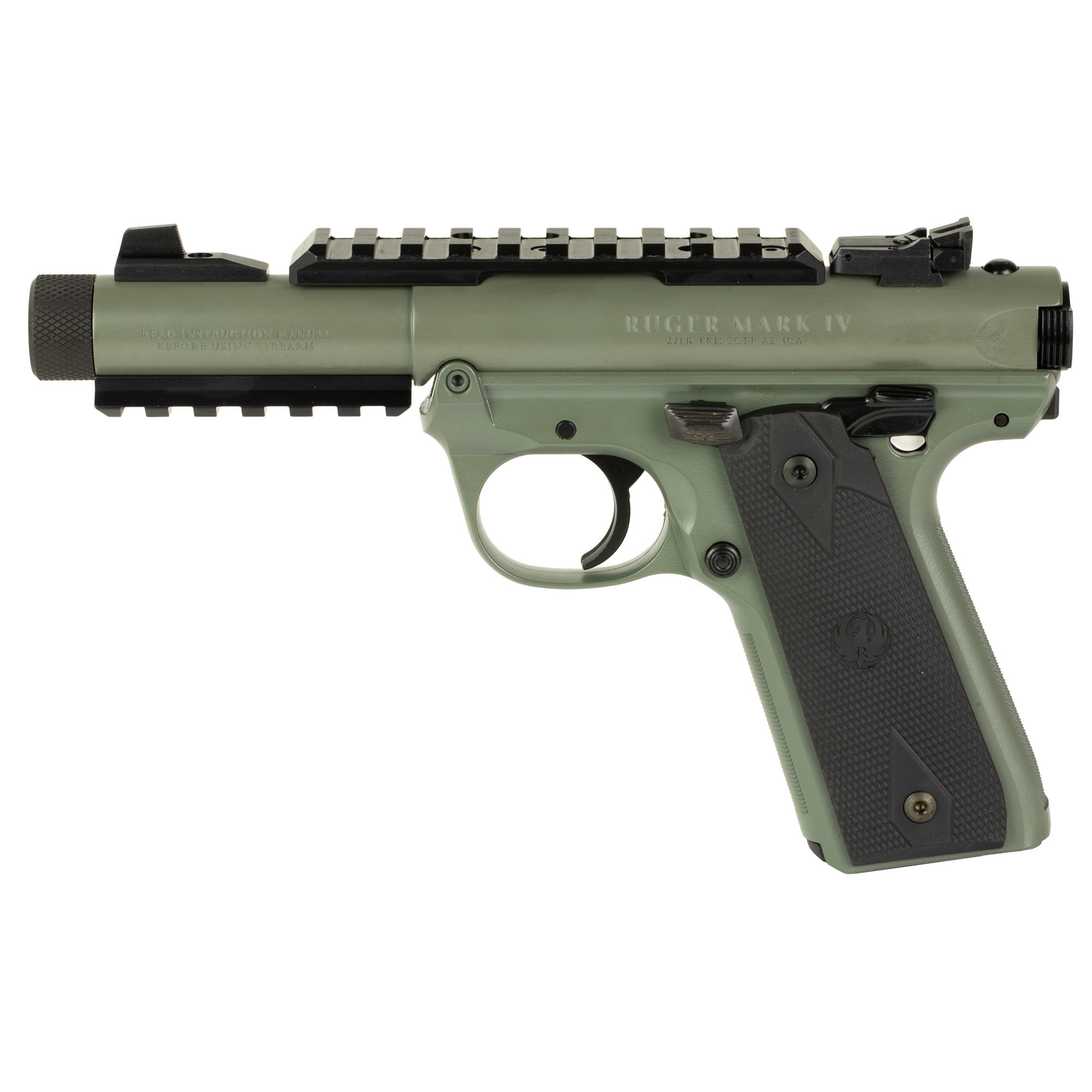Ruger Mark IV Tactical 22/45 22LR 4.4" TB Elite Jungle (2) 10RD Pistol