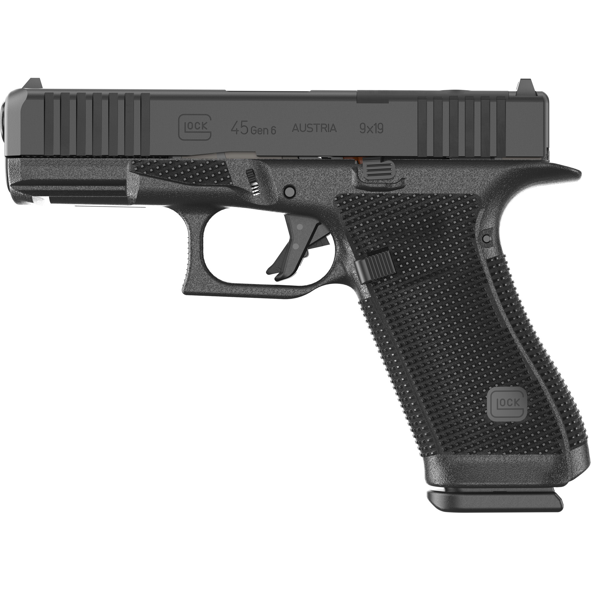 Glock 45 Gen 6 9mm 4.02" MOS BLK (3)17 RD Pistol
