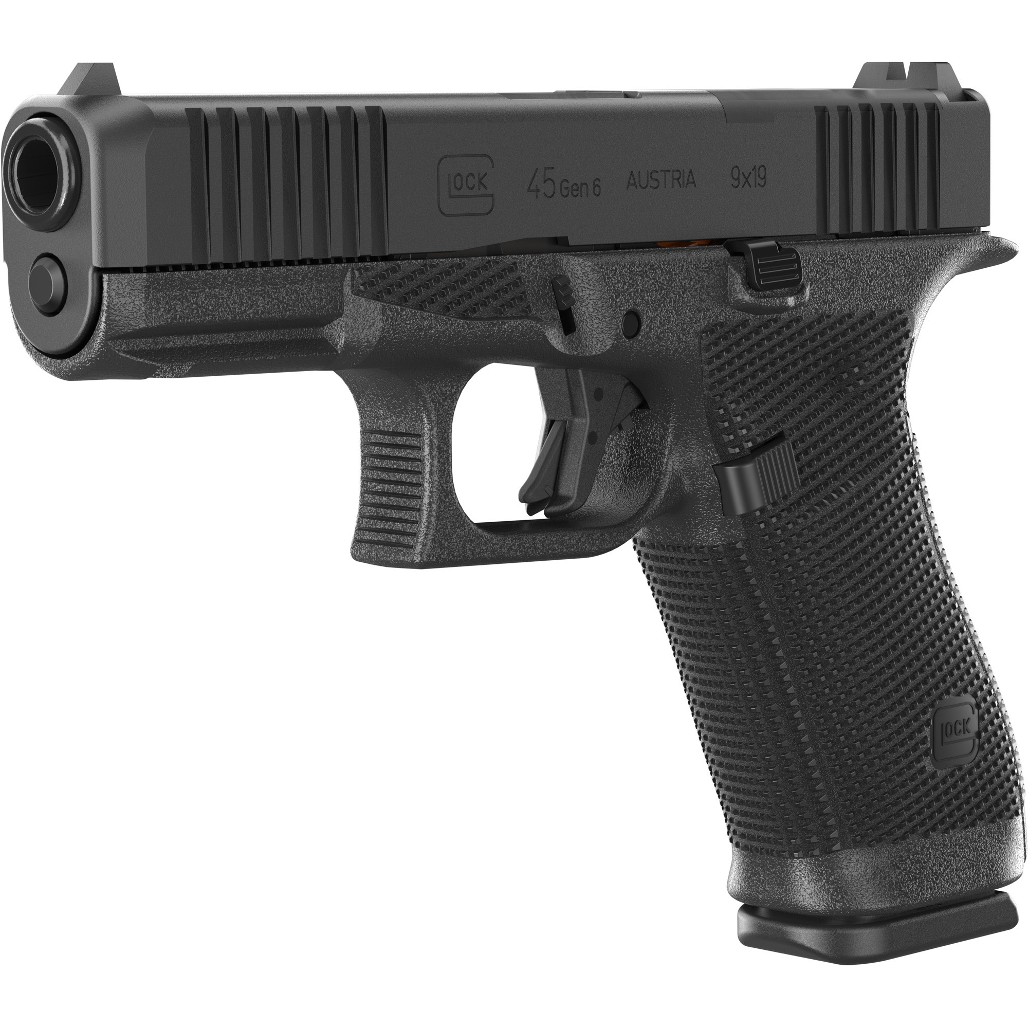 Glock 45 Gen 6 9mm 4.02" MOS BLK (3)17 RD Pistol