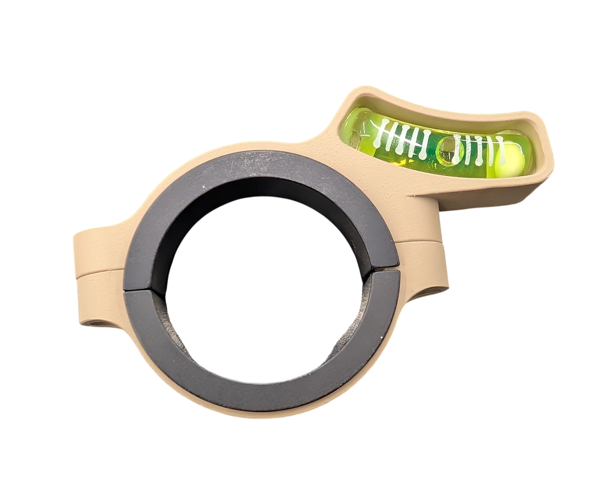 Accuracy 1st  Anti-Cant Scope Level - Desert Sand - Including 30mm Reducer Ring (Left Handed Shooter)