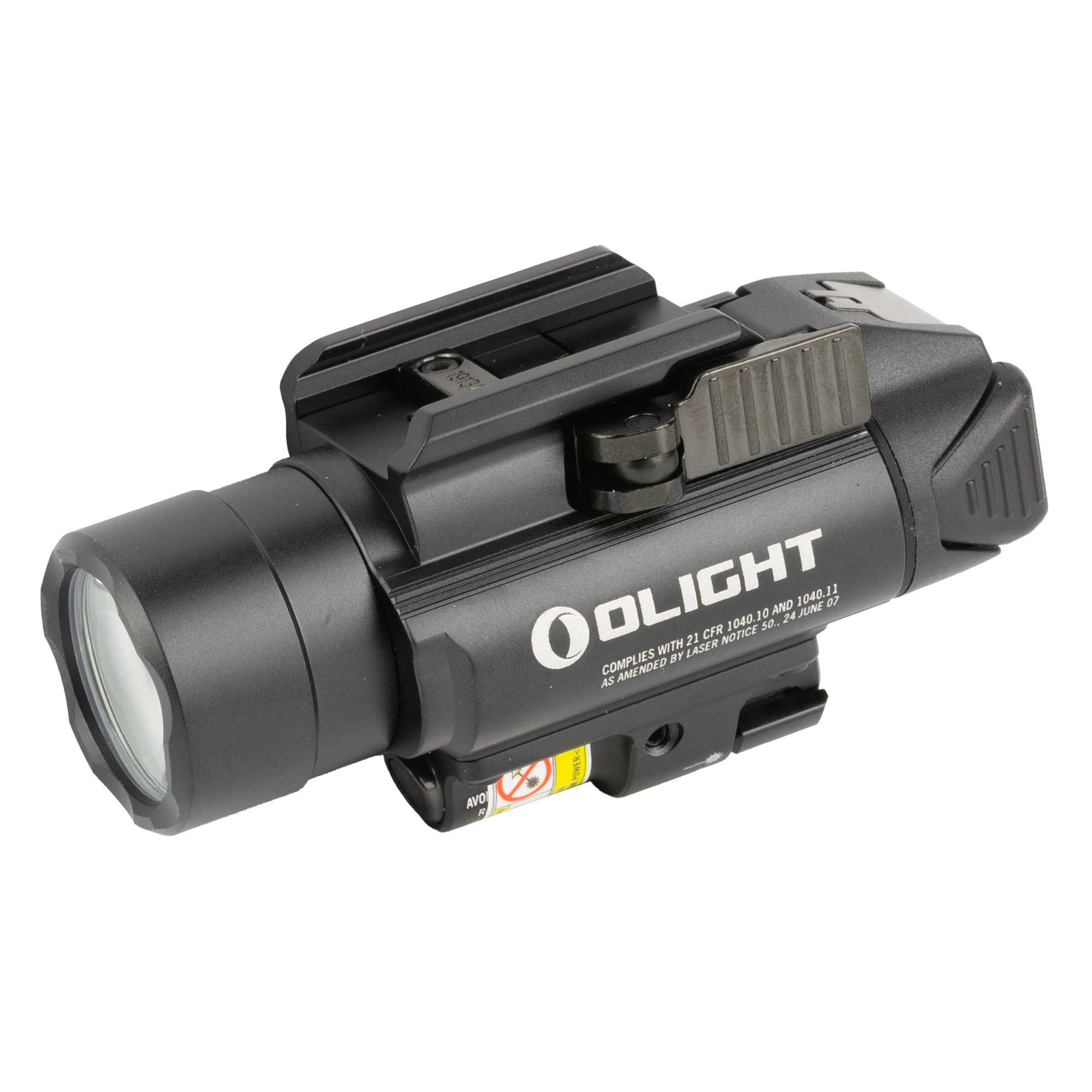 Olight, Baldr Pro 1,350 Lumens, Black Weapon Mounted Light with Green Laser