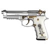 Girsan, REGARD Liberador 9MM 4.9" Polished SS/GLD  White Engraved Ivory 18RD Pistol