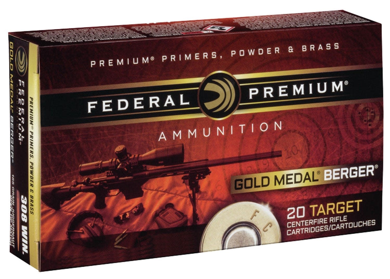 Federal Premium 6.5Creedmoor 130gr Berger Hybrid Open Tip Match 20 RD Box