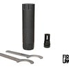 Wolfpack Armory Romulus 556 6.0" 3D Printed Inconel Suppressor Black