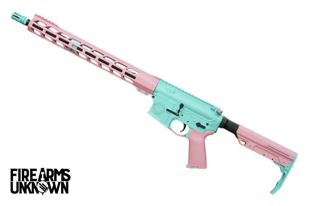 FU Zero 5.56 16" Cerakote REB/Bazooka Pink 30RD Rifle