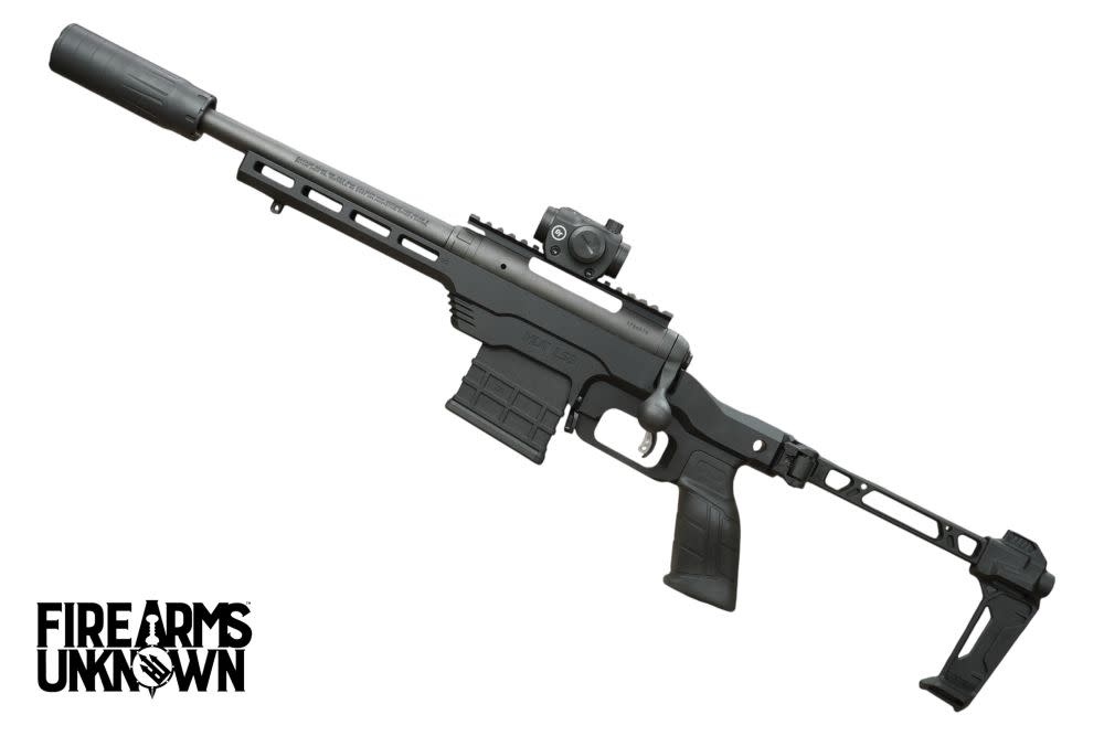 Savage 110 PCS, 223, 10.5", 10RD Pistol W/ 556K Suppressor, Folding Brace & Red Dot