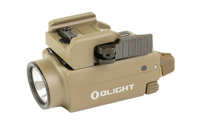 Olight Baldr S Rechargeable Weapon Mounted Light with Green Laser 800 Lumens FDE