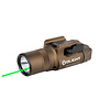 Olight Baldr Pro R, Rechargeable 1350 Lumen Tactical Light with Green Laser FDE