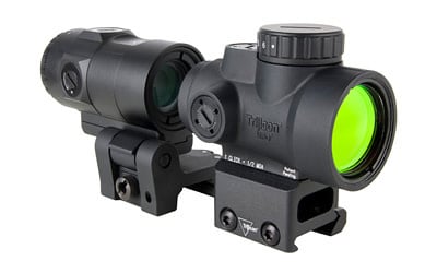 Trijicon, MRO SD Combo, Red Dot W/ 3X Magnifier, 25mm , 2 MOA, BLK, Full Co-Witness 2200367