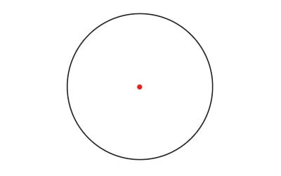 Trijicon, MRO SD, Red Dot, 25mm Objective, 2 MOA, Includes Low Mount 2200301