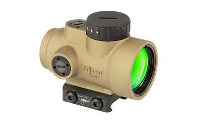 Trijicon, MRO SD, Red Dot, 25mm, 2 MOA, Coyote, Includes Low Mount 2200326
