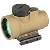 Trijicon, MRO SD, Red Dot, 25mm, 2 MOA, Coyote, Includes Low Mount 2200326