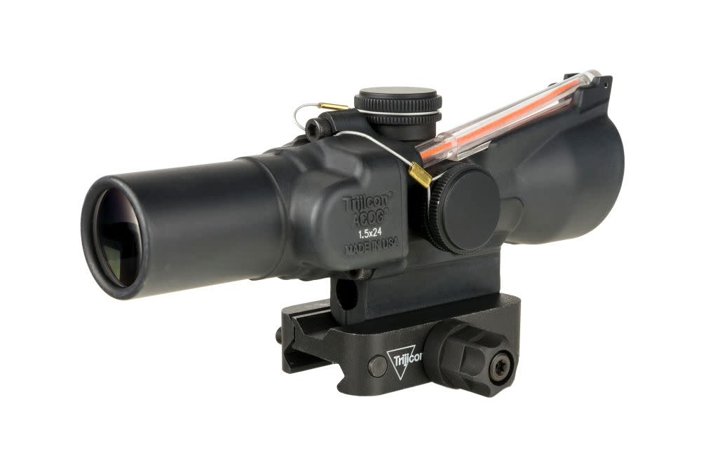 Trijicon Compact ACOG 1.5x24 Rifle Scope Illuminated 8 MOA Red Triangle w/ Mount