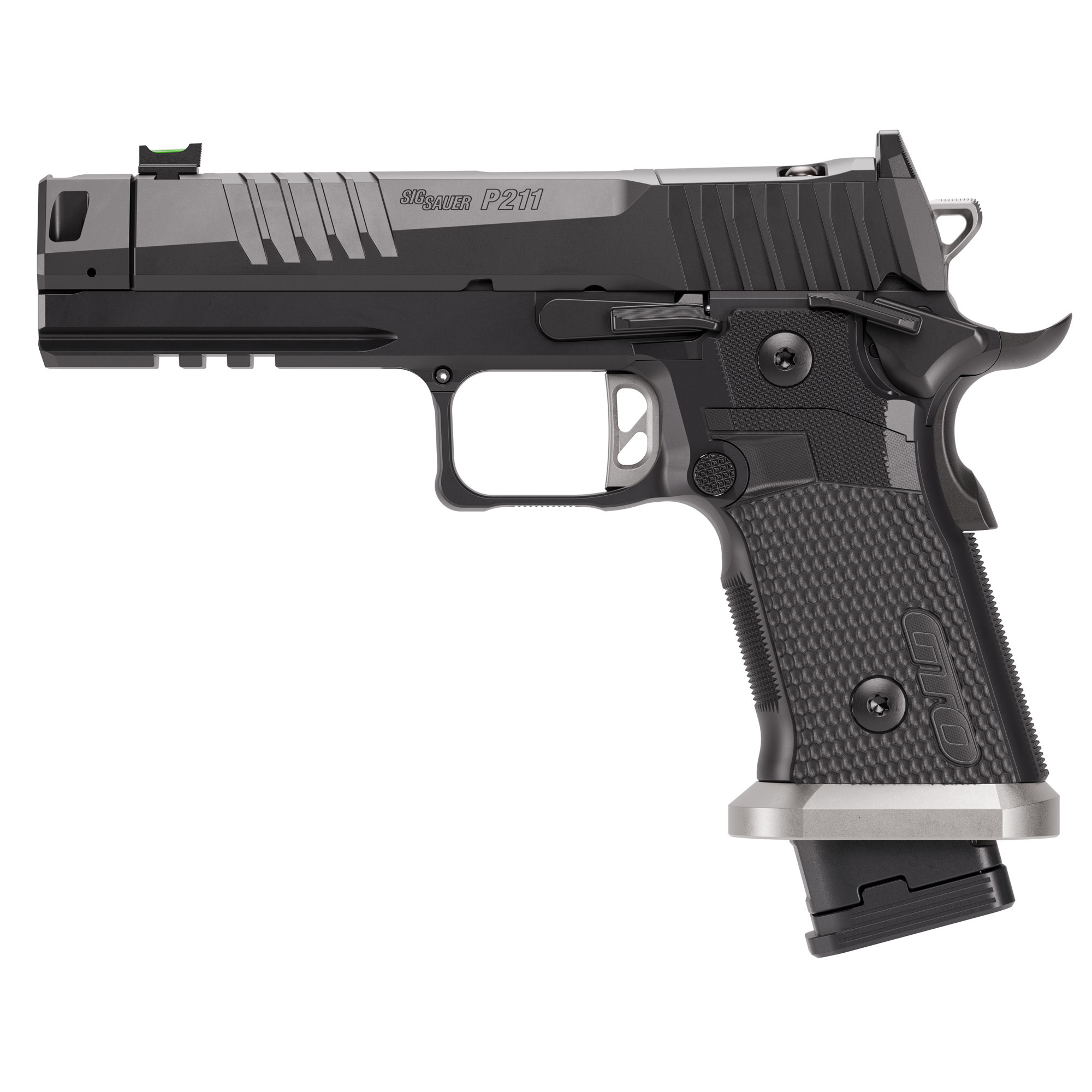 Sig Sauer P211 9mm 4.4" Blk Comp (2)21 RD & (1)23RD Pistol